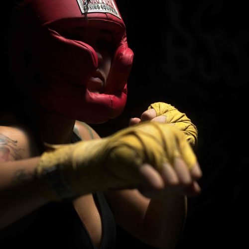 Mental Preparation for a Boxing Match ready to fight